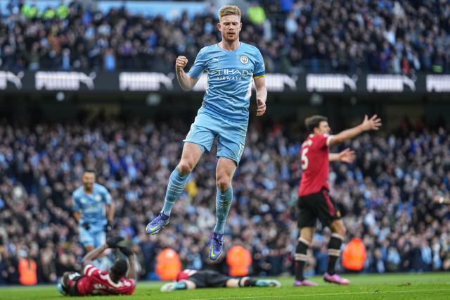 云开体育官网-【英超】德布劳内2射1传，桑乔破门，曼城4比1曼联